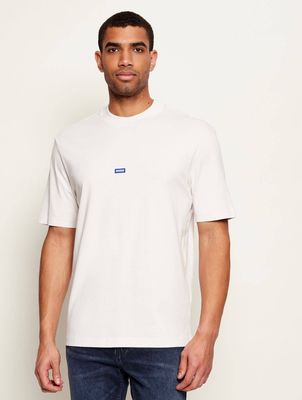 T-shirt męski casual Hugo Blue ze sklepu: Gomez Fashion Store w kategorii: T-shirty męskie - zdjęcie 874714-BD9-10338_BJ261M000018121