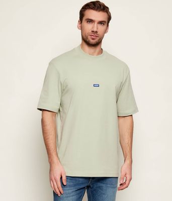 Hugo Blue - T-shirt męski casual ze sklepu: Gomez Fashion Store w kategorii: T-shirty męskie - zdjęcie 874714-BD9-10338_BJ261M000018340