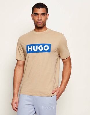 T-shirt męski Hugo Blue ze sklepu: Gomez Fashion Store w kategorii: T-shirty męskie - zdjęcie 874714-BD9-10338_BJ261M000021269