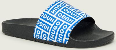 Klapki męskie na lato Hugo Blue ze sklepu: Gomez Fashion Store w kategorii: Klapki męskie - zdjęcie 874714-BD9-10338_BJ261M000051004