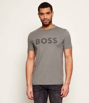 T-shirt męski BOSS ORANGE ze sklepu: Gomez Fashion Store w kategorii: T-shirty męskie - zdjęcie 874714-BD9-10338_BO261M000038077