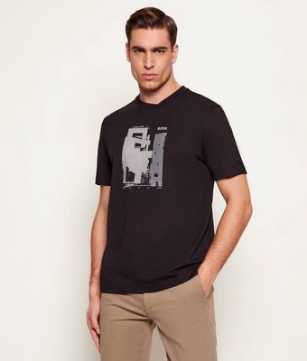 T-shirt męski młodzieżowy BOSS ORANGE ze sklepu: Gomez Fashion Store w kategorii: T-shirty męskie - zdjęcie 874714-BD9-10338_BO261M000061001