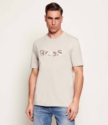 T-shirt męski na wiosnę młodzieżowy BOSS ORANGE ze sklepu: Gomez Fashion Store w kategorii: T-shirty męskie - zdjęcie 874714-BD9-10338_BO261M000062070