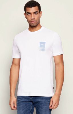 T-shirt męski BOSS ORANGE ze sklepu: Gomez Fashion Store w kategorii: T-shirty męskie - zdjęcie 874714-BD9-10338_BO261M000064100