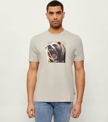 T-shirt męski BOSS ORANGE ze sklepu: Gomez Fashion Store w kategorii: T-shirty męskie - zdjęcie 874714-BD9-10338_BO261M000068070