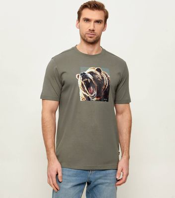 T-shirt męski młodzieżowy BOSS ORANGE ze sklepu: Gomez Fashion Store w kategorii: T-shirty męskie - zdjęcie 874714-BD9-10338_BO261M000068076