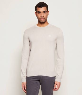 BOSS ORANGE - Sweter męski wiosenny ze sklepu: Gomez Fashion Store w kategorii: Swetry męskie - zdjęcie 874714-BD9-10338_BO261M000069070