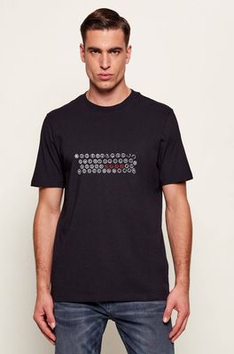 T-shirt męski młodzieżowy na wiosnę HUGO ze sklepu: Gomez Fashion Store w kategorii: T-shirty męskie - zdjęcie 874714-BD9-10338_BU261M000014001