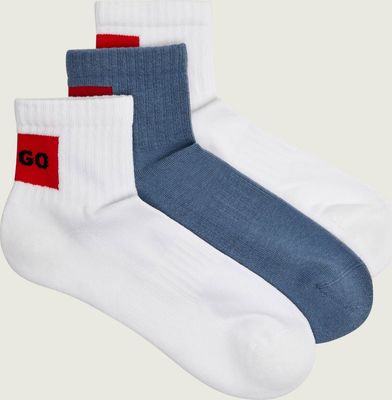 Skarpetki damskie casual z haftem HUGO ze sklepu: Gomez Fashion Store w kategorii: Skarpetki damskie - zdjęcie 874714-BD9-10338_BU261M000020496