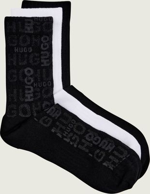 Skarpetki damskie w abstrakcyjne wzory casual HUGO ze sklepu: Gomez Fashion Store w kategorii: Skarpetki damskie - zdjęcie 874714-BD9-10338_BU261M000022001