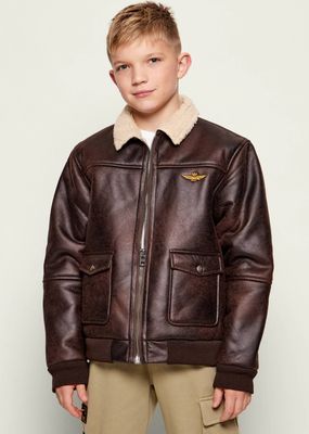 Kurtka chłopięca jesienna Aeronautica Militare ze sklepu: Gomez Fashion Store w kategorii: Kurtki chłopięce