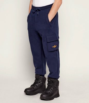 Spodnie chłopięce na jesień Aeronautica Militare ze sklepu: Gomez Fashion Store w kategorii: Spodnie chłopięce