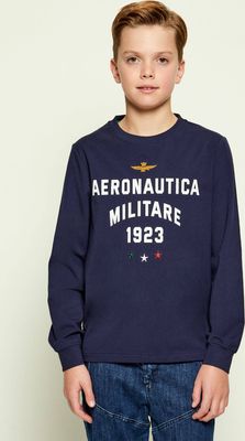 T-shirt chłopięce jesienny Aeronautica Militare ze sklepu: Gomez Fashion Store w kategorii: T-shirty chłopięce