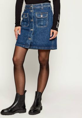 Spódnica na wiosnę Joop! Jeans ze sklepu: Gomez Fashion Store w kategorii: Spódnice - zdjęcie 874714-BD9-10338_JJ255W000031414