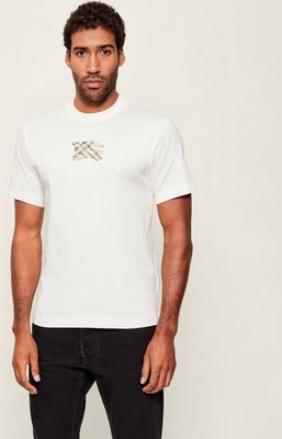 Burberry - T-shirt męski młodzieżowy ze sklepu: Gomez Fashion Store w kategorii: T-shirty męskie - zdjęcie 874714-BD9-10338_BE255M000026151