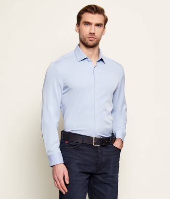 HUGO - Koszula męska elegancka ze sklepu: Gomez Fashion Store w kategorii: Koszule męskie - zdjęcie 874714-BD9-10338_BU261M000046459
