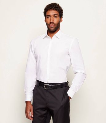 Koszula męska elegancka na wiosnę HUGO ze sklepu: Gomez Fashion Store w kategorii: Koszule męskie - zdjęcie 874714-BD9-10338_BU261M000047199