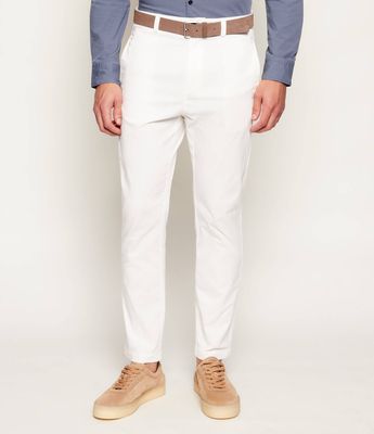 Spodnie męskie na wiosnę HUGO ze sklepu: Gomez Fashion Store w kategorii: Spodnie męskie - zdjęcie 874714-BD9-10338_BU261M000056102