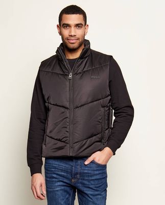 Kamizelka męska na jesień HUGO ze sklepu: Gomez Fashion Store w kategorii: Kamizelki męskie - zdjęcie 874714-BD9-10338_BU261M000092001