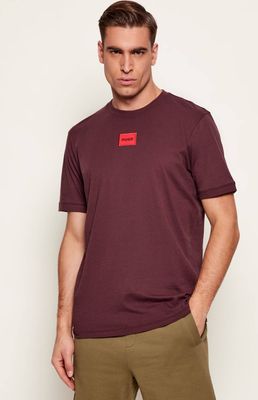 T-shirt męski wiosenny HUGO ze sklepu: Gomez Fashion Store w kategorii: T-shirty męskie - zdjęcie 874714-BD9-10338_BU261M000093A62