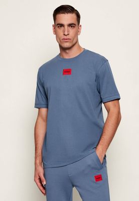 T-shirt męski casual HUGO ze sklepu: Gomez Fashion Store w kategorii: T-shirty męskie - zdjęcie 874714-BD9-10338_BU261M000093496