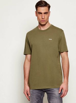 T-shirt męski casualowy wiosenny HUGO ze sklepu: Gomez Fashion Store w kategorii: T-shirty męskie - zdjęcie 874714-BD9-10338_BU261M000094389