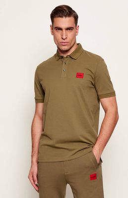 T-shirt męski casual HUGO ze sklepu: Gomez Fashion Store w kategorii: T-shirty męskie - zdjęcie 874714-BD9-10338_BU261M000096389