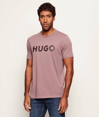 T-shirt męski HUGO ze sklepu: Gomez Fashion Store w kategorii: T-shirty męskie - zdjęcie 874714-BD9-10338_BU261M000006236