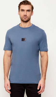T-shirt męski casual HUGO ze sklepu: Gomez Fashion Store w kategorii: T-shirty męskie - zdjęcie 874714-BD9-10338_BU261M000010496