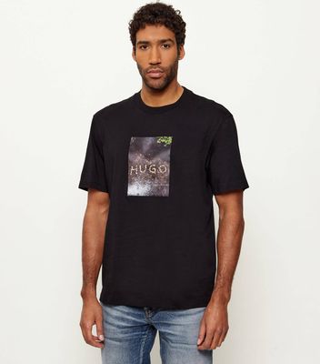 T-shirt męski młodzieżowy HUGO ze sklepu: Gomez Fashion Store w kategorii: T-shirty męskie - zdjęcie 874714-BD9-10338_BU261M000124001