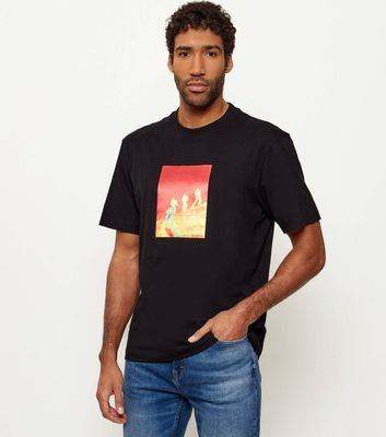 HUGO - T-shirt męski młodzieżowy ze sklepu: Gomez Fashion Store w kategorii: T-shirty męskie - zdjęcie 874714-BD9-10338_BU261M000124002