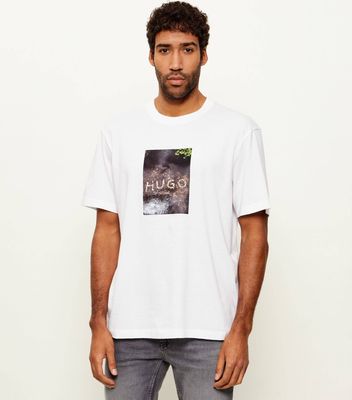 T-shirt męski wiosenny HUGO ze sklepu: Gomez Fashion Store w kategorii: T-shirty męskie - zdjęcie 874714-BD9-10338_BU261M000124100