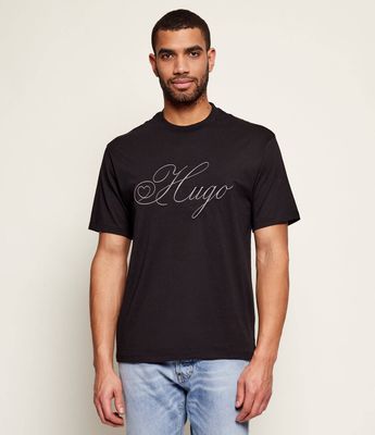 T-shirt męski HUGO ze sklepu: Gomez Fashion Store w kategorii: T-shirty męskie - zdjęcie 874714-BD9-10338_BU261M000127001