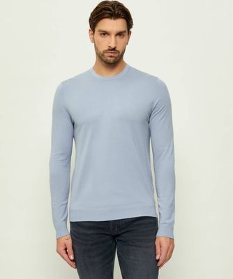 Sweter męski na wiosnę HUGO ze sklepu: Gomez Fashion Store w kategorii: Swetry męskie - zdjęcie 874714-BD9-10338_BU261M000130513