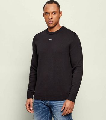 Sweter męski na wiosnę casualowy HUGO ze sklepu: Gomez Fashion Store w kategorii: Swetry męskie - zdjęcie 874714-BD9-10338_BU261M000131001
