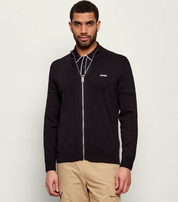 Sweter męski na wiosnę HUGO ze sklepu: Gomez Fashion Store w kategorii: Swetry męskie - zdjęcie 874714-BD9-10338_BU261M000132001