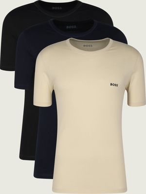 BOSS BLACK - T-shirt męski wiosenny ze sklepu: Gomez Fashion Store w kategorii: T-shirty męskie - zdjęcie 874714-BD9-10338_BW261M000007975