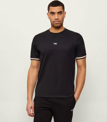 BOSS BLACK - T-shirt męski wiosenny ze sklepu: Gomez Fashion Store w kategorii: T-shirty męskie - zdjęcie 874714-BD9-10338_BW261M000066001