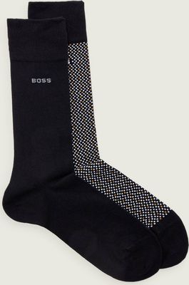 Skarpetki damskie casualowe bez wzorów BOSS BLACK ze sklepu: Gomez Fashion Store w kategorii: Skarpetki damskie - zdjęcie 874714-BD9-10338_BW261M000101001