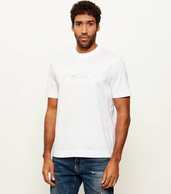 T-shirt męski casual BOSS BLACK ze sklepu: Gomez Fashion Store w kategorii: T-shirty męskie - zdjęcie 874714-BD9-10338_BB261M000005100