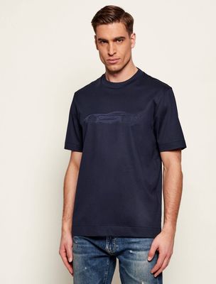 T-shirt męski casual BOSS BLACK ze sklepu: Gomez Fashion Store w kategorii: T-shirty męskie - zdjęcie 874714-BD9-10338_BB261M000005404