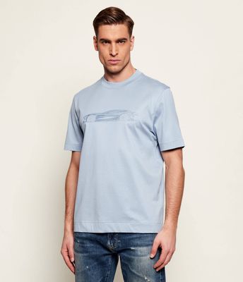 T-shirt męski casualowy BOSS BLACK ze sklepu: Gomez Fashion Store w kategorii: T-shirty męskie - zdjęcie 874714-BD9-10338_BB261M000005458