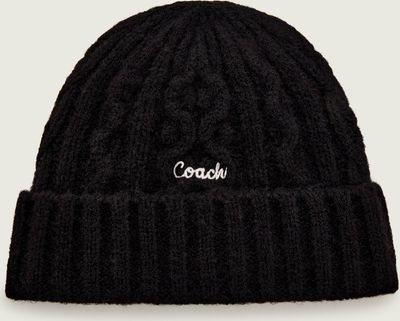Coach - Czapka zimowa damska ze sklepu: Gomez Fashion Store w kategorii: Czapki zimowe damskie - zdjęcie 874714-BD9-10338_CN255W000067026