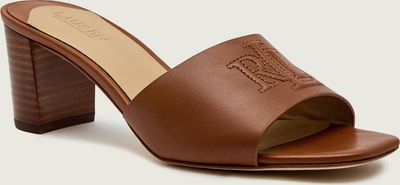 Klapki damskie LAUREN RALPH LAUREN ze sklepu: Gomez Fashion Store w kategorii: Klapki damskie - zdjęcie 874714-BD9-10338_RL261W000007I74
