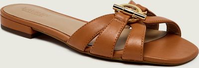 Klapki damskie na lato LAUREN RALPH LAUREN ze sklepu: Gomez Fashion Store w kategorii: Klapki damskie - zdjęcie 874714-BD9-10338_RL261W00000868S