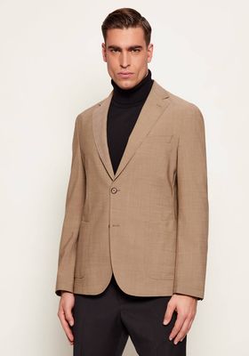 Marynarka męska jesienna wiosenna BOSS BLACK ze sklepu: Gomez Fashion Store w kategorii: Marynarki męskie - zdjęcie 874714-BD9-10338_BB261M000013252