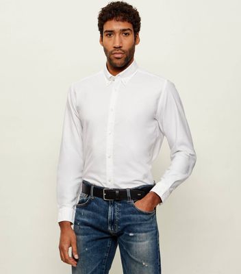 Koszula męska z kołnierzykiem button down BOSS BLACK ze sklepu: Gomez Fashion Store w kategorii: Koszule męskie - zdjęcie 874714-BD9-10338_BB261M000028100