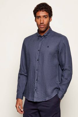 Koszula męska z klasycznym kołnierzykiem BOSS BLACK ze sklepu: Gomez Fashion Store w kategorii: Koszule męskie - zdjęcie 874714-BD9-10338_BB261M000031468