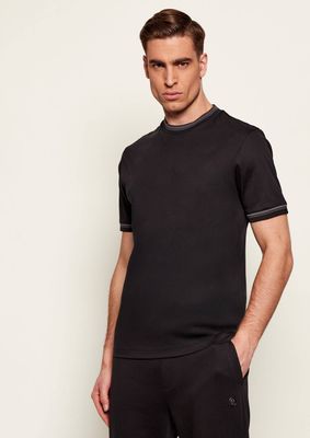 T-shirt męski casual BOSS BLACK ze sklepu: Gomez Fashion Store w kategorii: T-shirty męskie - zdjęcie 874714-BD9-10338_BB261M000037001