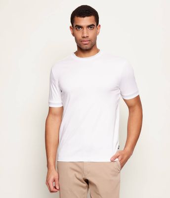 T-shirt męski na wiosnę BOSS BLACK ze sklepu: Gomez Fashion Store w kategorii: T-shirty męskie - zdjęcie 874714-BD9-10338_BB261M000037100